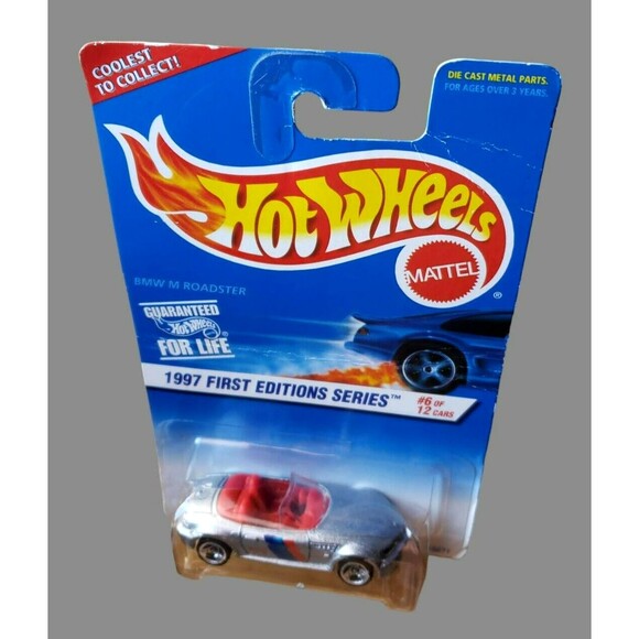 Hot Wheels BMW M ROADSTER Silver 1997 FIRST EDITIONS #6/12 DIECAST 1:64 3SP VAR - Picture 3 of 16